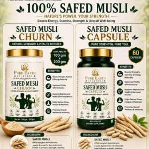 Safed Musli Churn & Capsule Combo